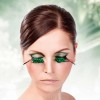 Green Spotted Feather False Eyelashes
